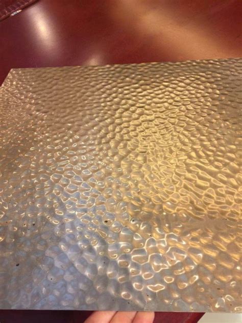 hammered sheet metal